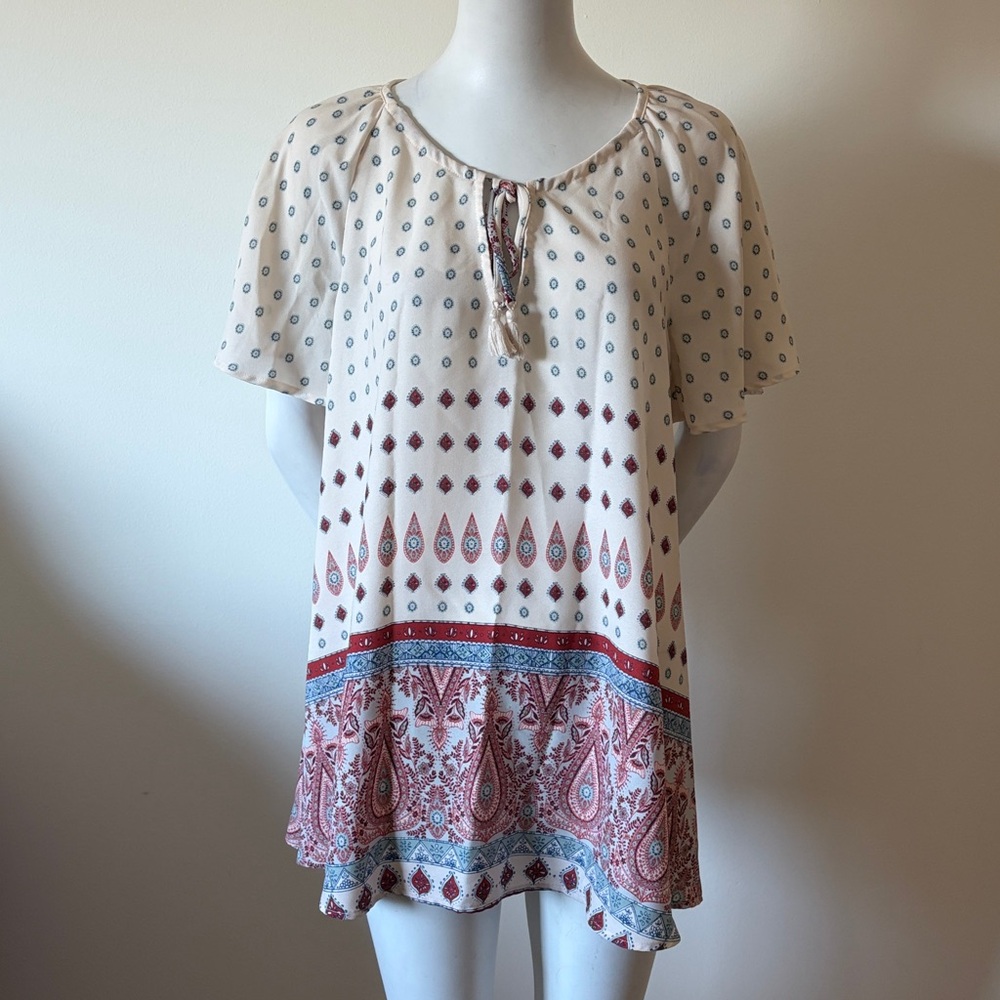 Show me your mumu  Hayden Valley Boho Tunic Dress Size M - Picture 2 of 13